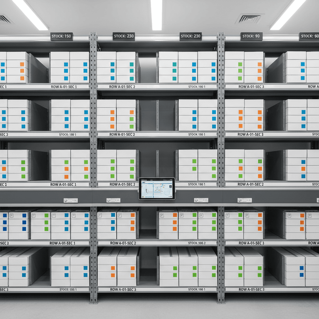 Bonded warehouse inventory organization system