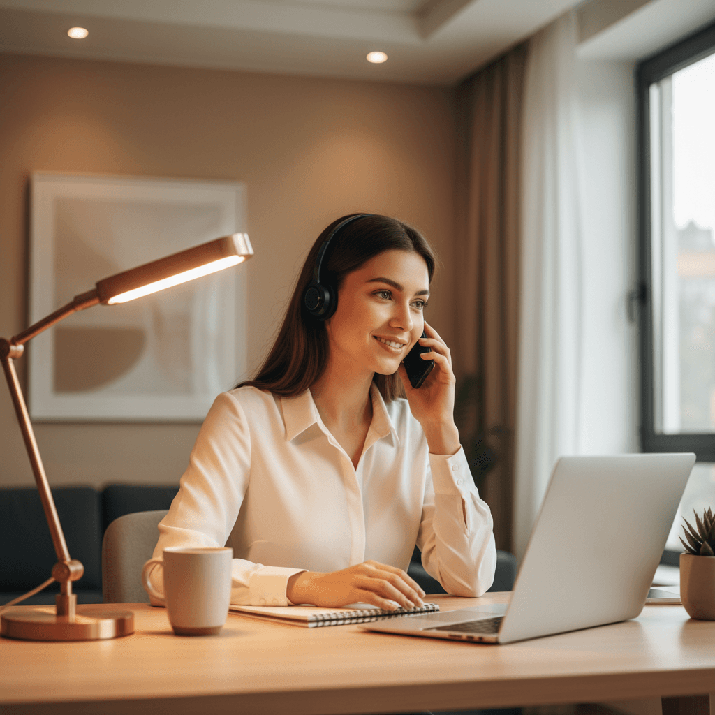 Customer service representative providing dedicated account support