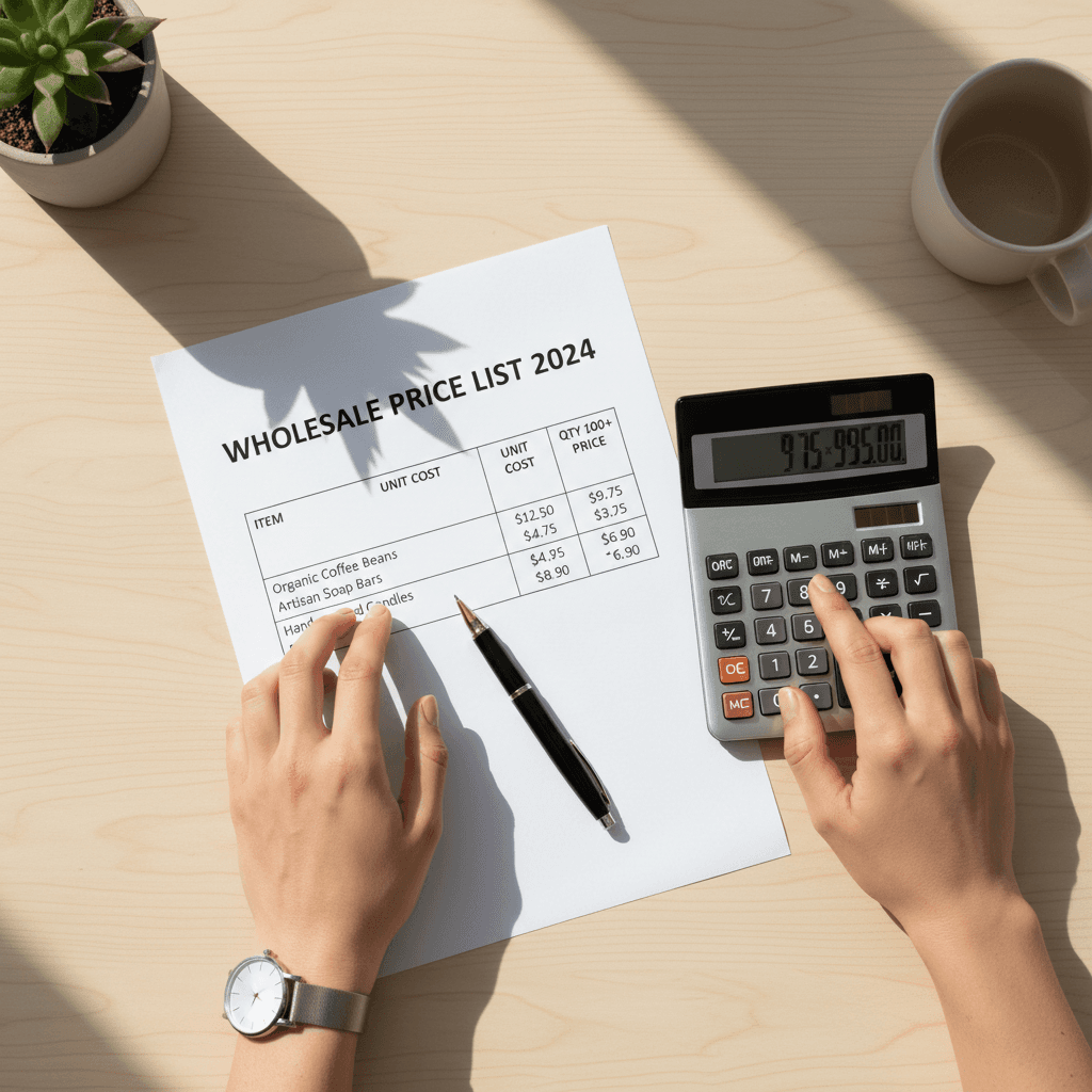 Transparent wholesale pricing documentation