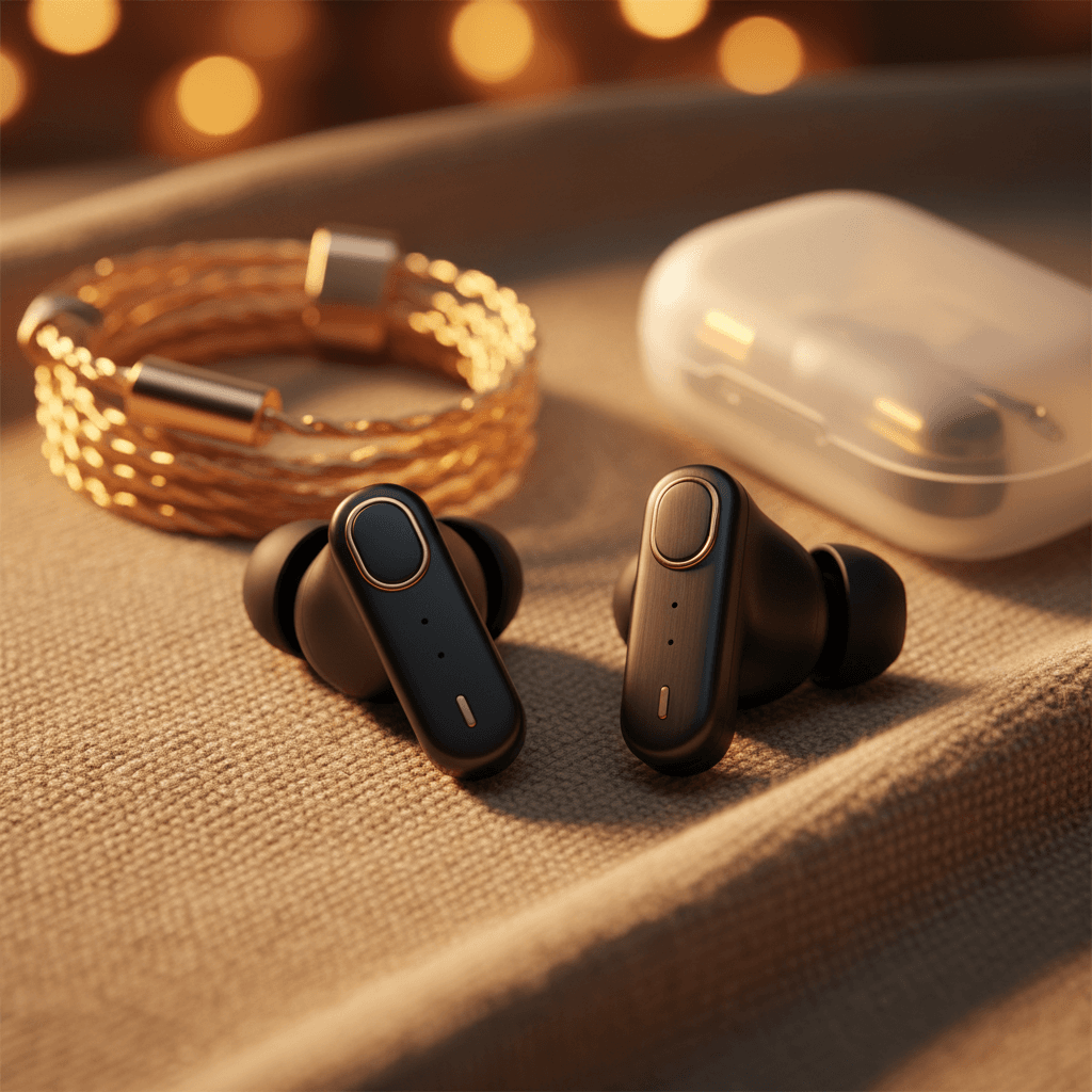 Premium earbuds and consumer electronics accessories